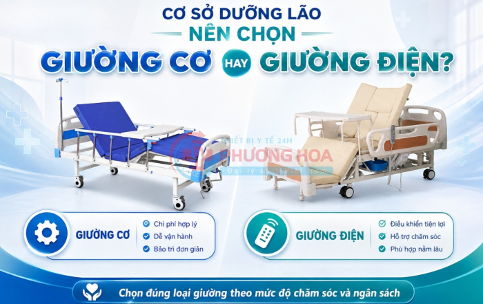 Cơ sở dưỡng lão nên chọn giường cơ hay giường điện?